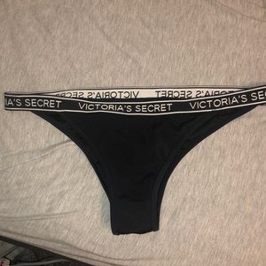 Black Victoria secret bikini bottom